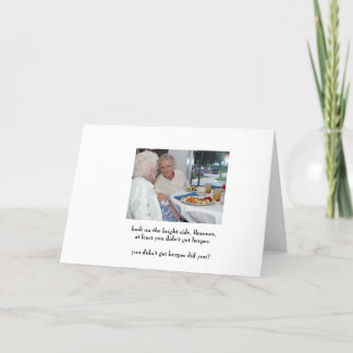 Carte au moins vous n'avez pas obtenu l'herpès