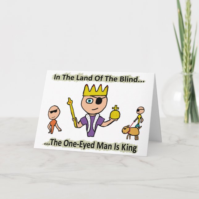 Carte Au Pays Des Aveugles (Devant)