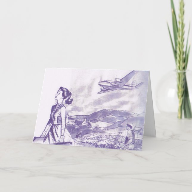 Carte Au revoir Bonne chance (Devant)