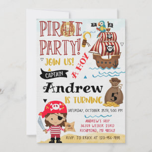 Carte au trésor personnalisée pour une fête d'anni