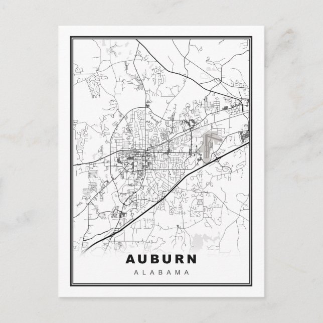 Carte Auburn (Devant)