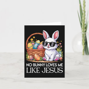Carte Aucun Lapin Ne M'Aime Comme Jésus Fête Religieuse