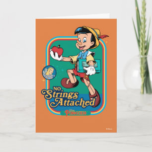 Carte Aucune chaîne attachée Pinocchio