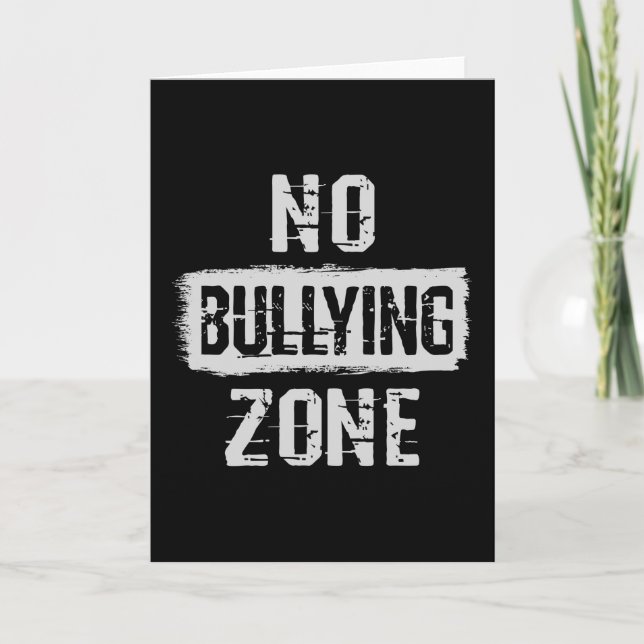 Carte Aucune zone d'intimidation (Devant)