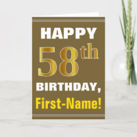 Audacieux, Brown, anniversaire d'or de Faux