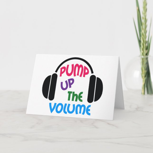 Carte Augmenter Le Volume (Devant)