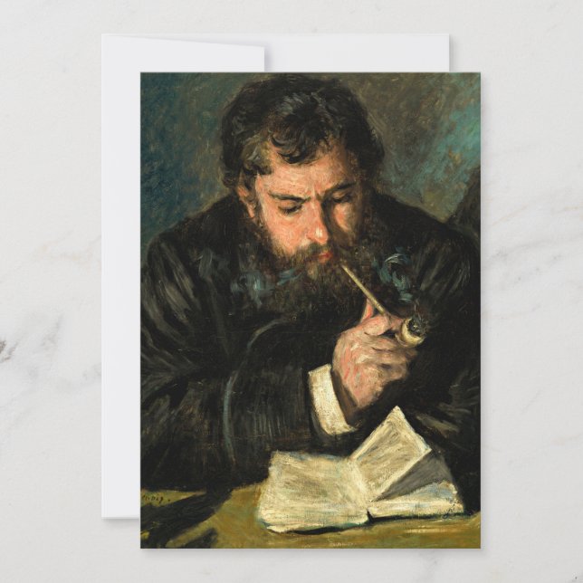 Carte Auguste Renoir par Claude Monet (Devant)