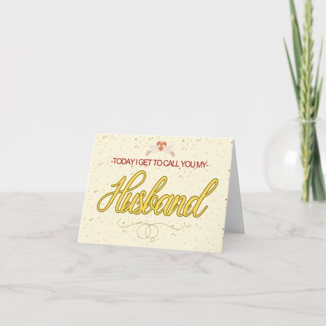 Carte Aujourd'Hui Je Peux Vous Appeler Mon Mariage De Ma (Devant)