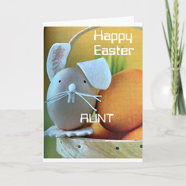 CARTE ***AUNT*** VOUS ÊTES UN BON OEUF (PÂQUES) (Devant)