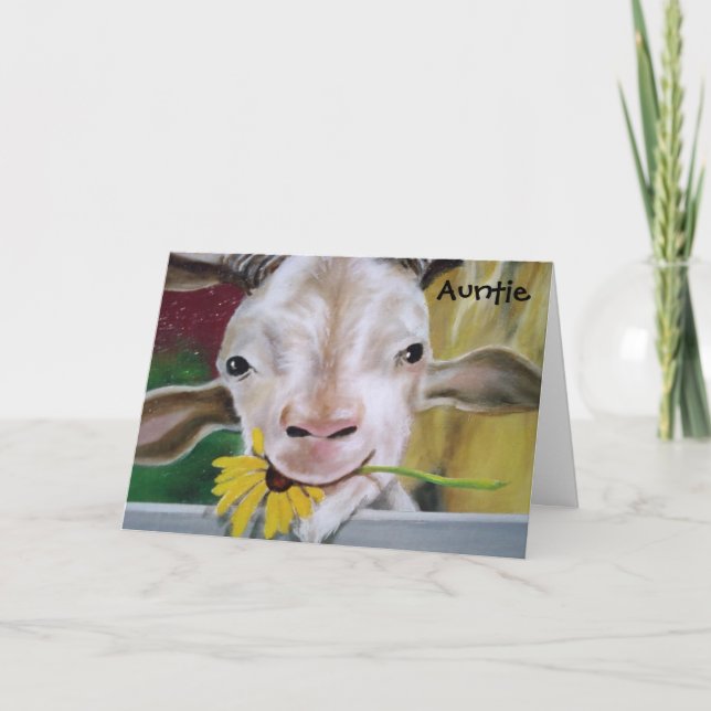 CARTE "AUNTIE" HEUREUX ANNIVERSAIRE-VOTRE SONT TELLEMENT (Devant)