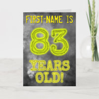 Aura éffrayante brillante Look "83 ANS !" + Nom