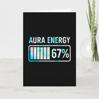Carte Aura Energy 67 67 Six Seven Mème 