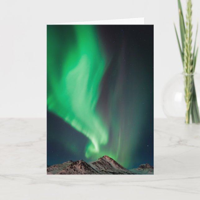 Carte Aurora Borealis | Ancrage, Alaska (Devant)