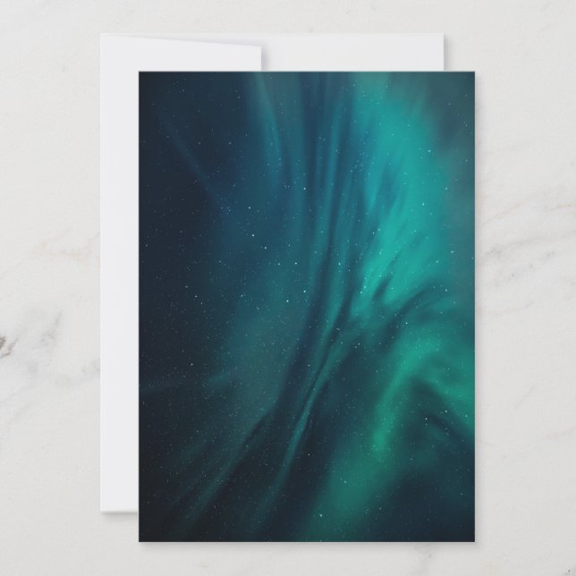 Carte Aurora Borealis Norvège (Devant)