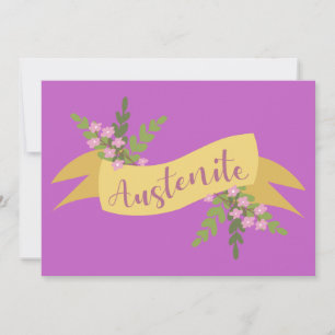 Carte Austénite Ier