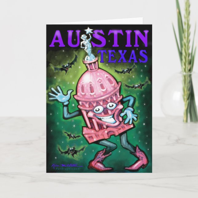 Carte Austin Texas (Devant)