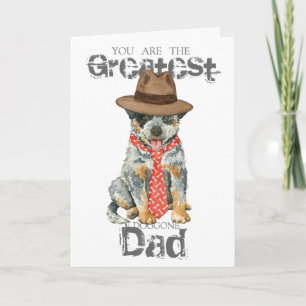 Carte Australian Cattle Chien Papa