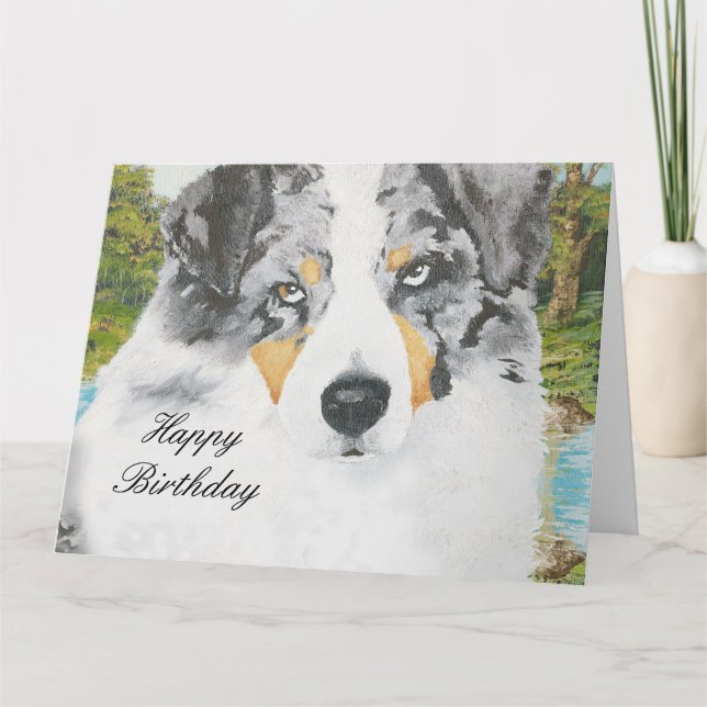 Carte australienne de joyeux anniversaire de (Devant)