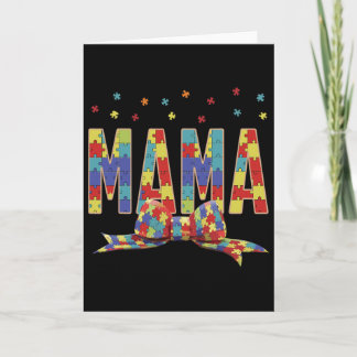 Carte Autism Awareness Autism Mama Accept Love Puzzle Co
