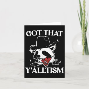 Carte Autism Funny Comprend Que Y'alltism Chemise Mème A