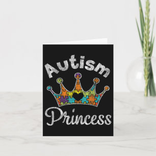 Carte Autisme Princesse Fille Famille Autiste Sensibilis