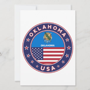 Carte Autocollant Oklahoma, étui téléphonique