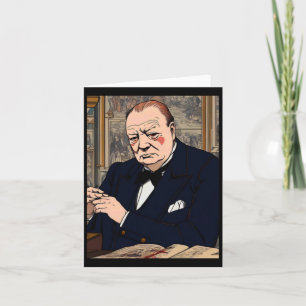 Carte Autocollant Sir Winston Churchill 4 