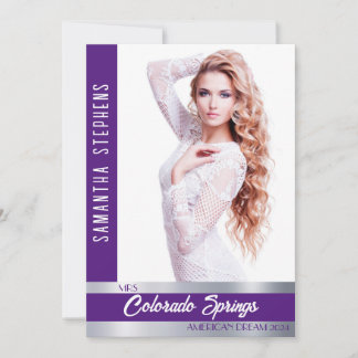 Carte Autographe Purple Shine pour les participant