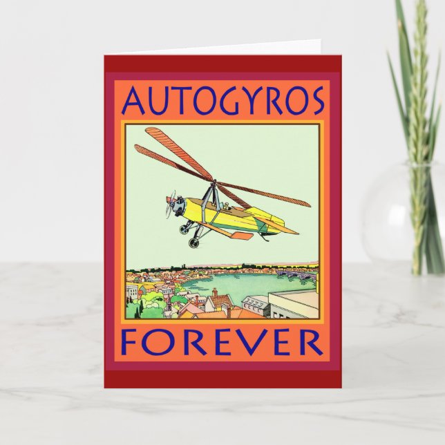 Carte Autogyres pour toujours (Devant)