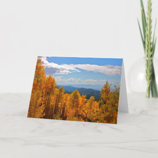 Carte Automne au Nouveau Mexique