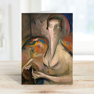 Carte Autoportrait   Alice Bailly