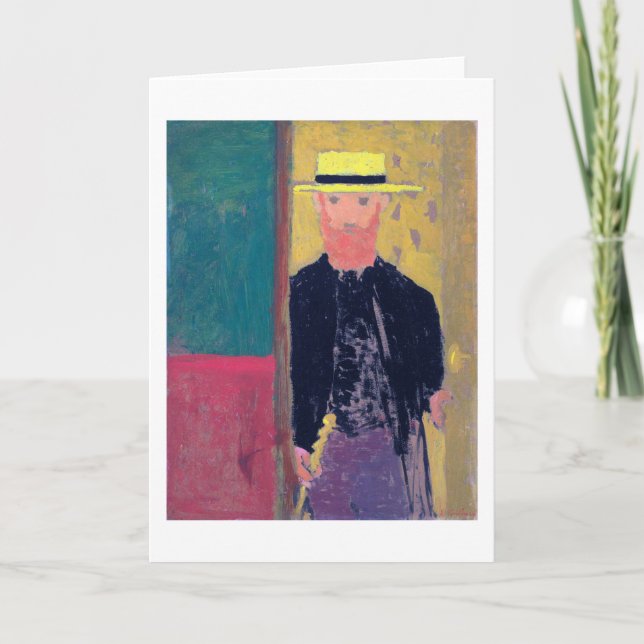Carte Autoportrait (Homme porteur), Edouard Vuillard (Devant)