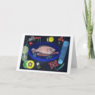 Carte Autour du poisson, Paul Klee
