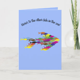 Carte Autre Poisson Modifiable En Mer Joyeux Jour Du Div