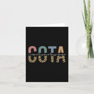 Carte Auxiliaire d'ergothérapie certifié COTA
