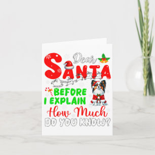 Carte Avant D'Expliquer Combien Vous Connaissez Xmas Pap