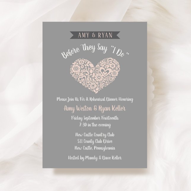 Carte Avant Qu'Ils Disent Que Je Ne Blush Coeur Reprsal  (Créateur téléchargé)