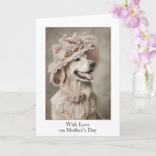 Carte Avec amour, pour la fête des mères