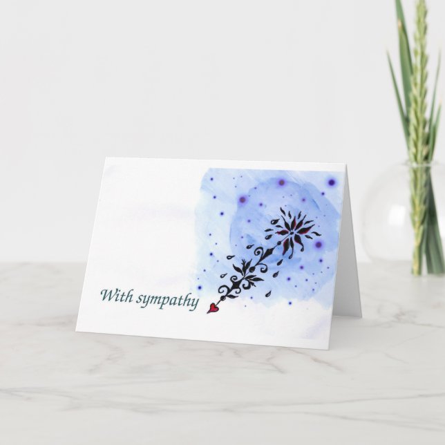 Carte avec compassion (Devant)