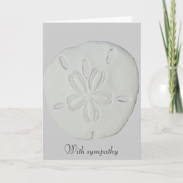 Carte Avec Dollar De Sable Sympathique (Devant)