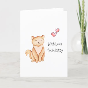 Carte "Avec L'Amour De Kitty" Anniversaire Toute L'Occas