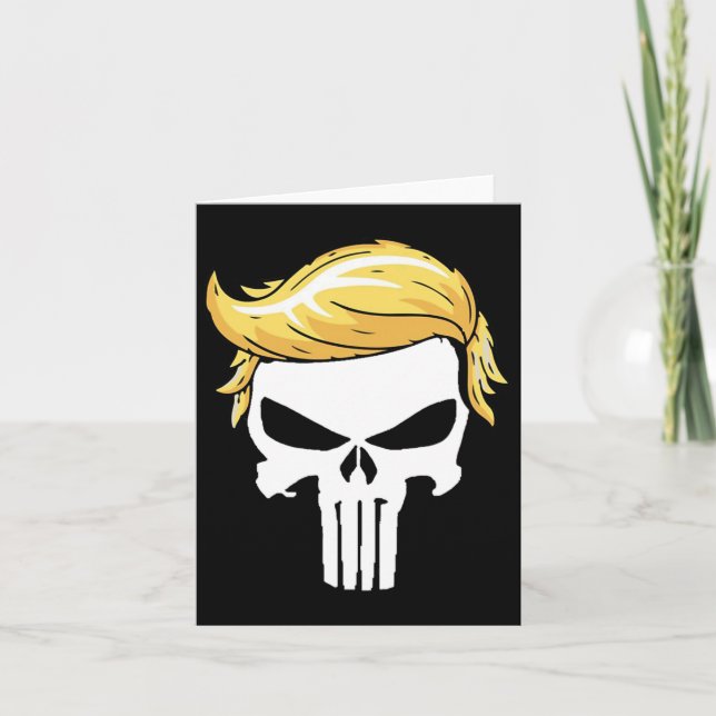 Carte Avec le soutien du président Trump emblématique (Devant)