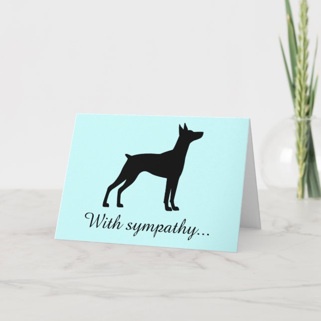 Carte Avec Pinceau Miniature Sympathique (Devant)