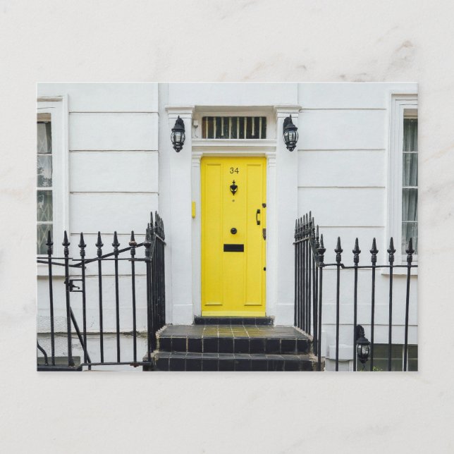 Carte avec porte jaune (Devant)