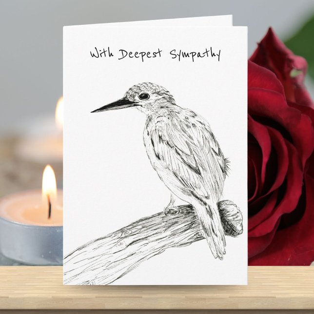 Carte Avec Sympathie Dessin de martin-pêcheur nain orien (Créateur téléchargé)