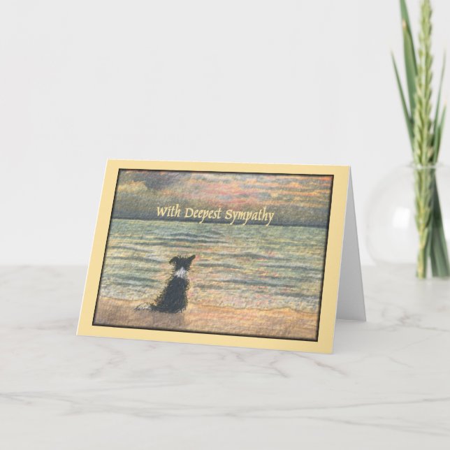 Carte Avec une profonde sympathie (Devant)