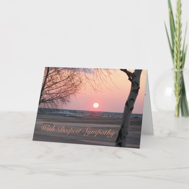 Carte , Avec Une Sympathie Profonde (Devant)