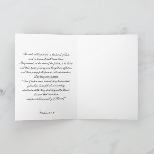 Carte Avec Une Sympathie Profonde...