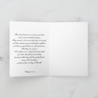 Carte Avec Une Sympathie Profonde...