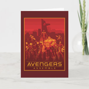 Carte Avengers Avengers Rassemblés Ciel de la Ville Ro